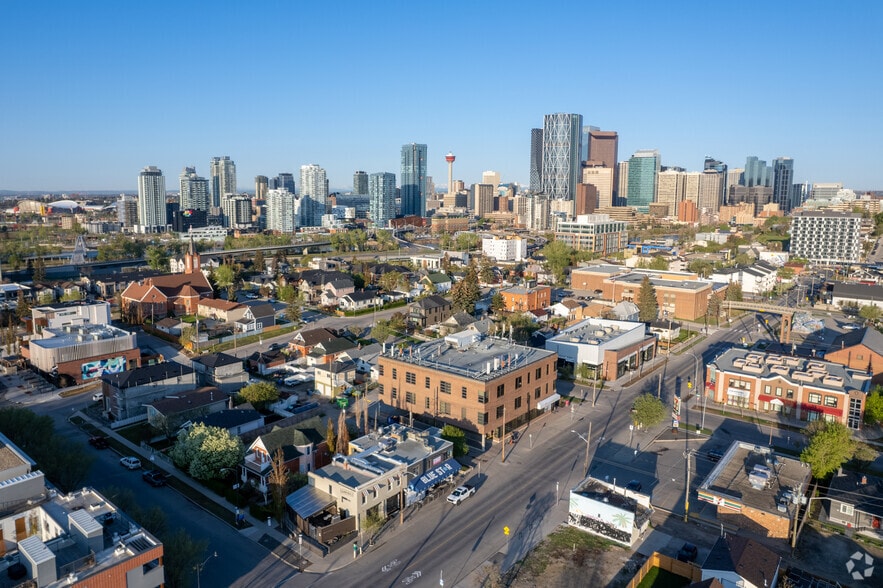 803 1st Ave NE, Calgary, AB for lease - Aerial - Image 2 of 6