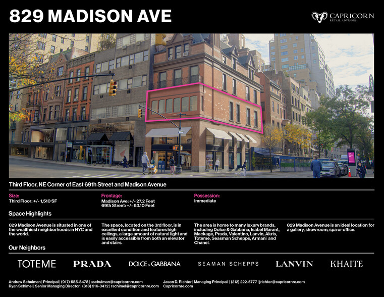 829 Madison Ave, New York, NY for lease - Building Photo - Image 2 of 4