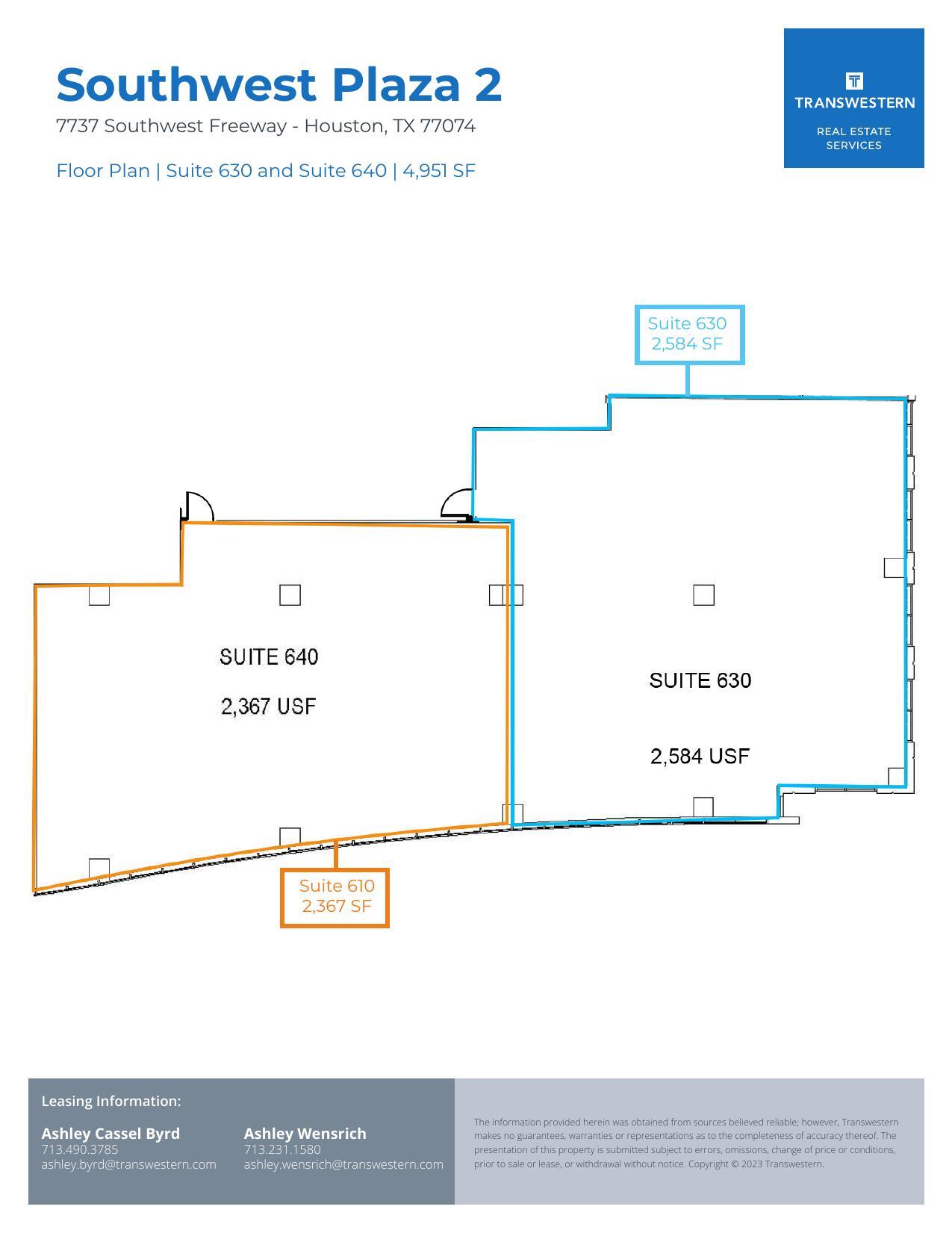 7737 Southwest Fwy, Houston, TX for lease Floor Plan- Image 1 of 1