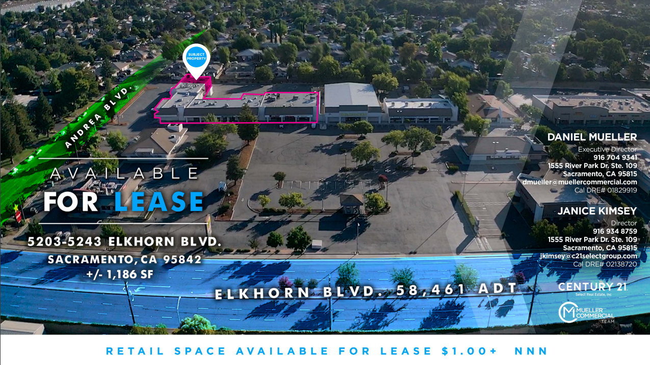 5205-5243 Elkhorn Blvd, Sacramento, CA for lease Building Photo- Image 1 of 12