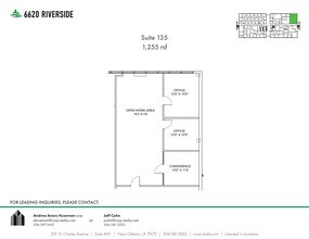 6660 Riverside Dr, Metairie, LA for lease Site Plan- Image 1 of 1