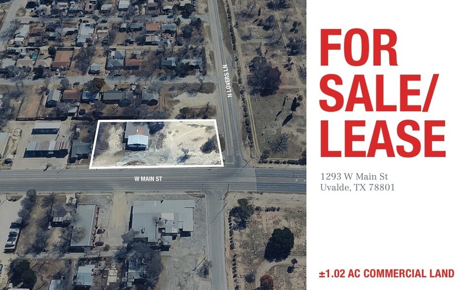 1293 W Main St, Uvalde, TX for lease - Building Photo - Image 1 of 4