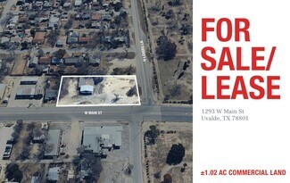 More details for 1293 W Main St, Uvalde, TX - Land for Lease