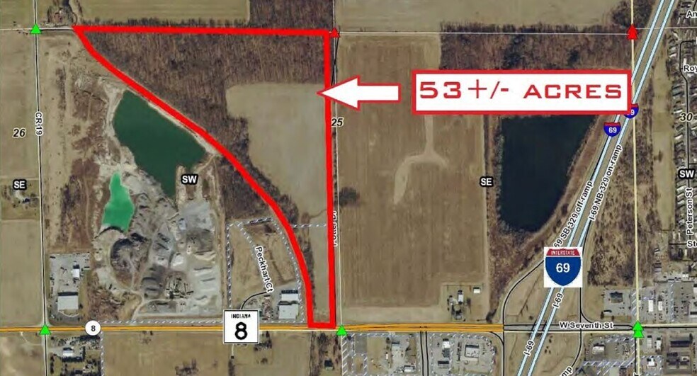 2100 Block SR 8, Auburn, IN for sale - Aerial - Image 1 of 1