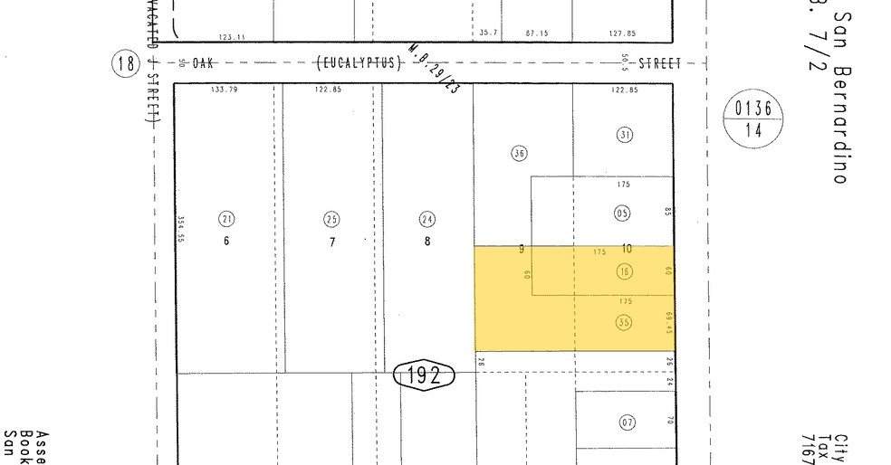 424-432 S I St, San Bernardino, CA for sale - Plat Map - Image 2 of 27