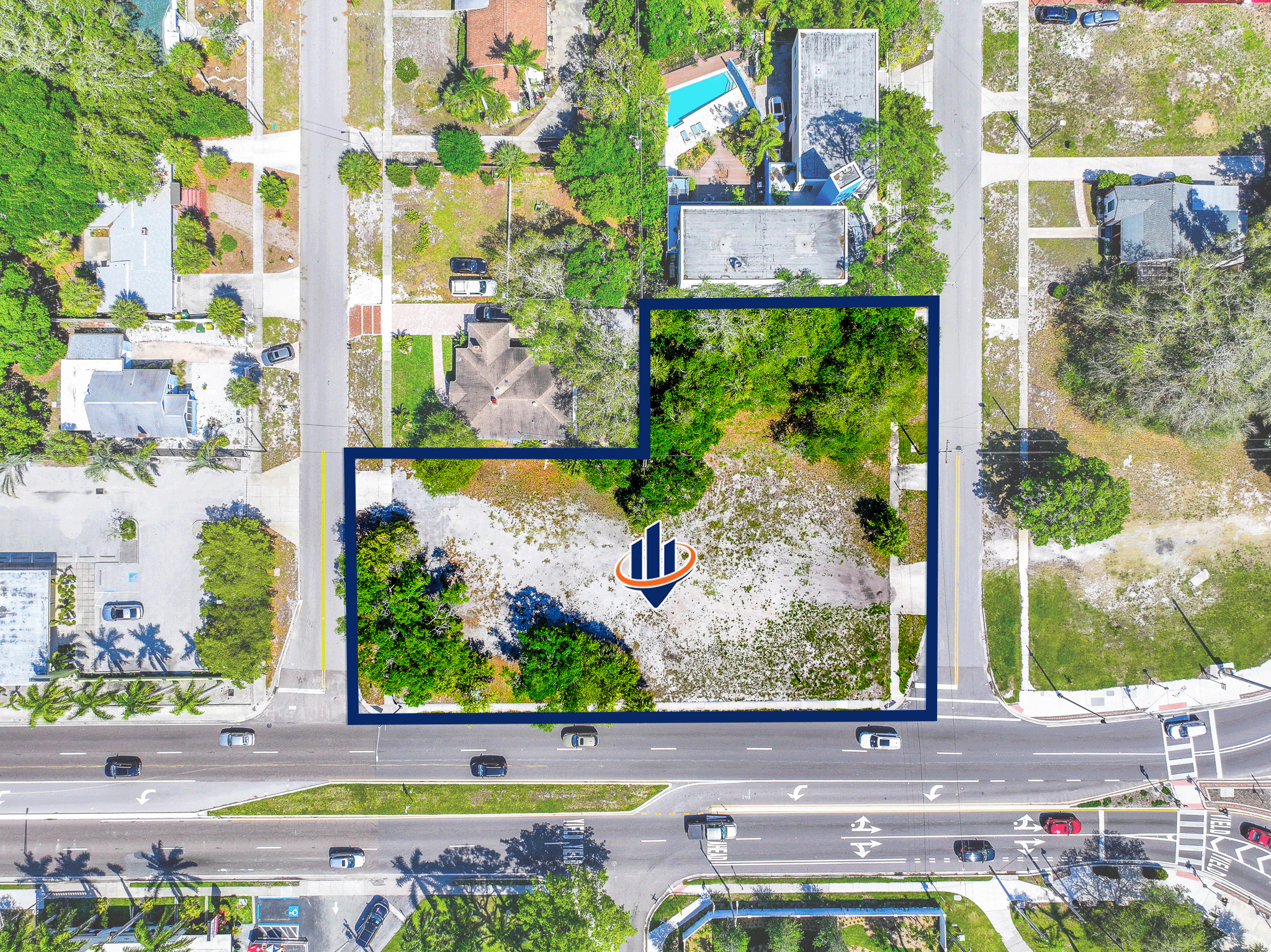 1500 N Tamiami Trl, Sarasota, FL for sale Aerial- Image 1 of 13