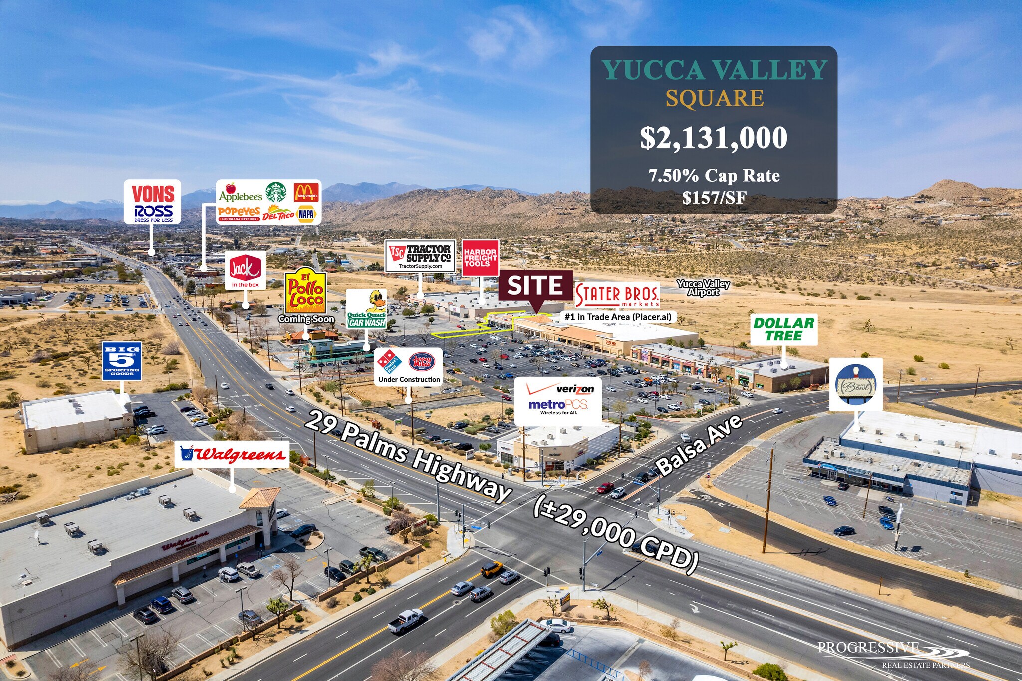 57990 29 Palms Hwy, Yucca Valley, CA for sale Primary Photo- Image 1 of 1