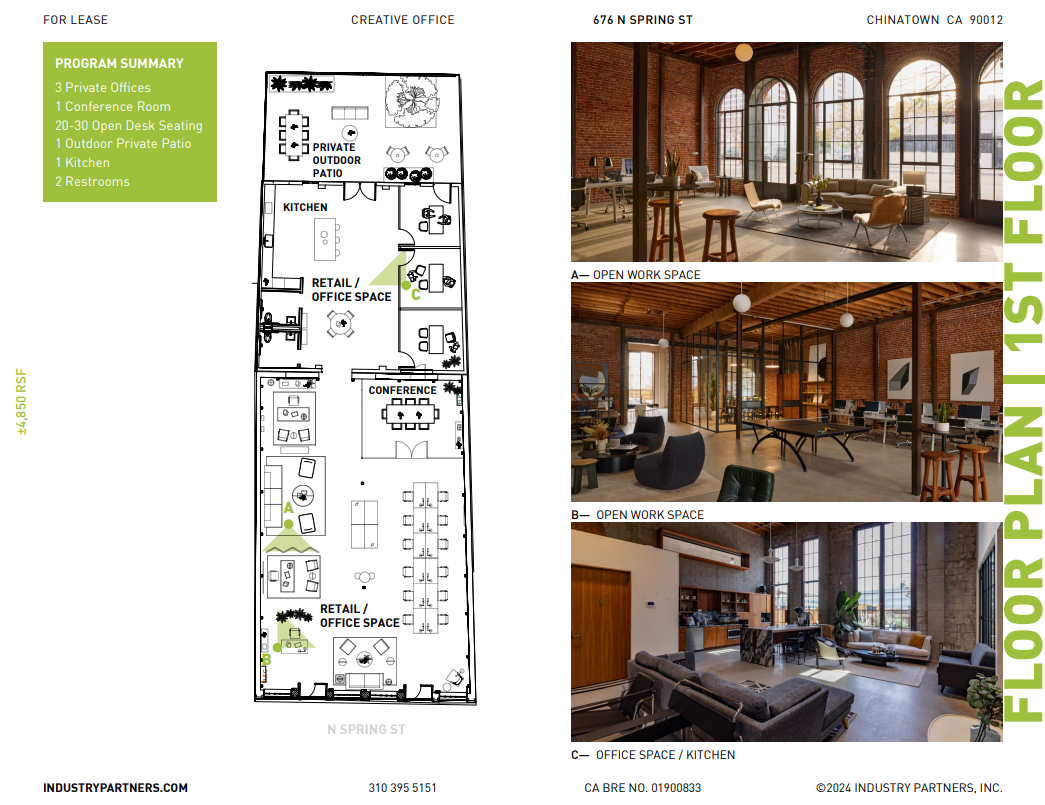 676 N Spring St, Los Angeles, CA for sale Floor Plan- Image 1 of 1