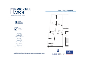 1395 Brickell Ave, Miami, FL for lease Floor Plan- Image 2 of 2