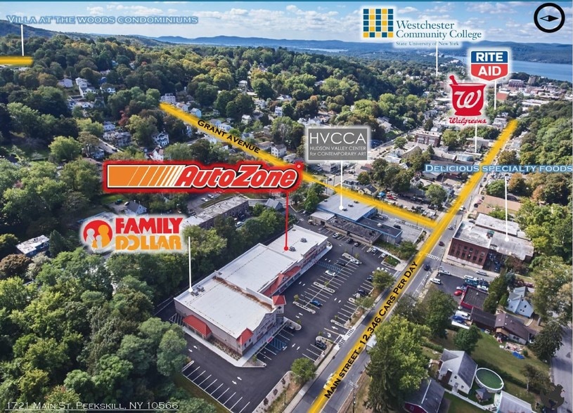 1721 Main St, Peekskill, NY for sale - Aerial - Image 3 of 14