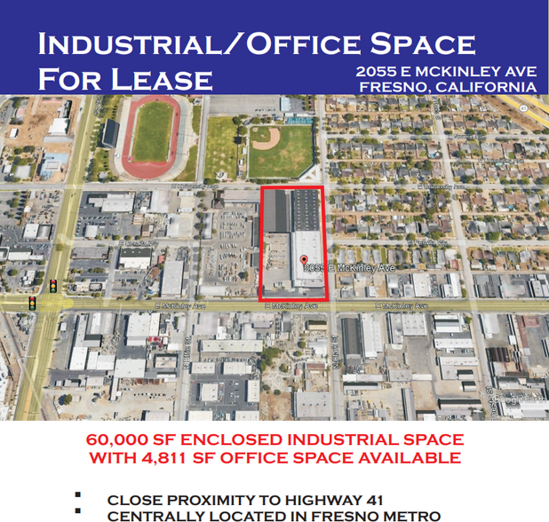 2055 E McKinley Ave, Fresno, CA for lease - Building Photo - Image 2 of 3