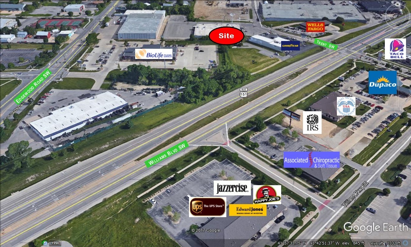 3250 Williams Blvd SW, Cedar Rapids, IA for sale Aerial- Image 1 of 1