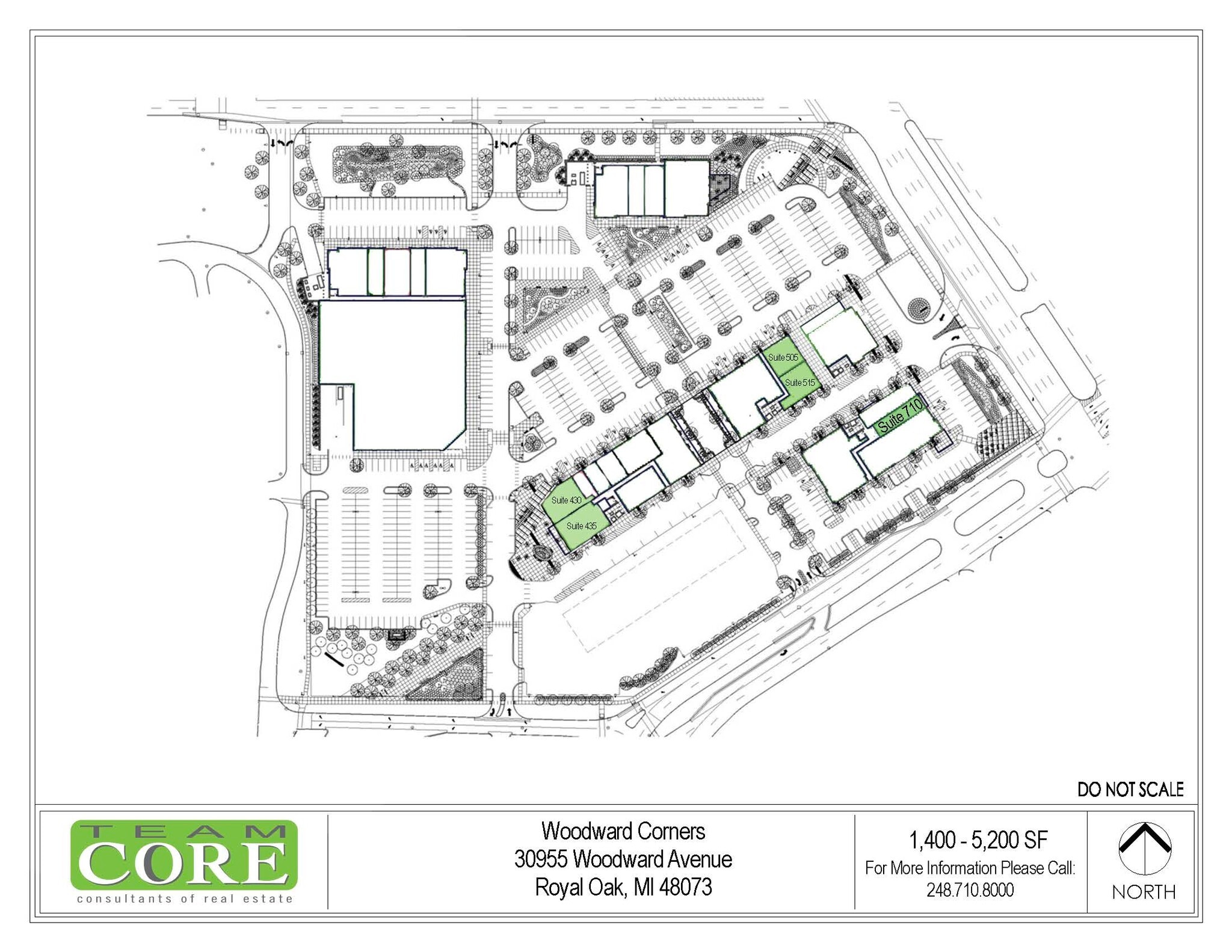 Woodward Ave, Royal Oak, MI for lease Floor Plan- Image 1 of 1
