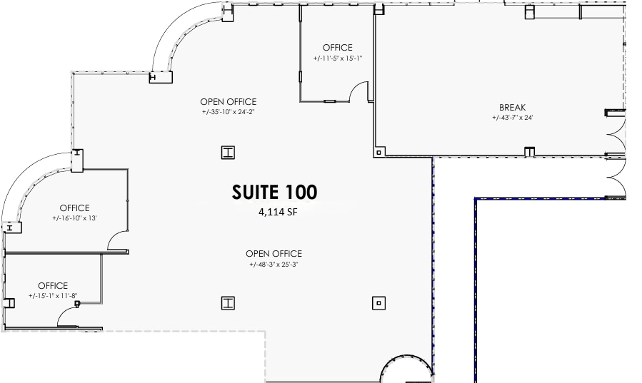 220 Campus Ln, Fairfield, CA for lease Typical Floor Plan- Image 1 of 1