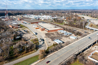 12499 Evergreen Ave, Detroit, MI - aerial  map view