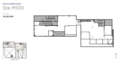 6115 W Sunset Blvd, Los Angeles, CA for lease Floor Plan- Image 1 of 1