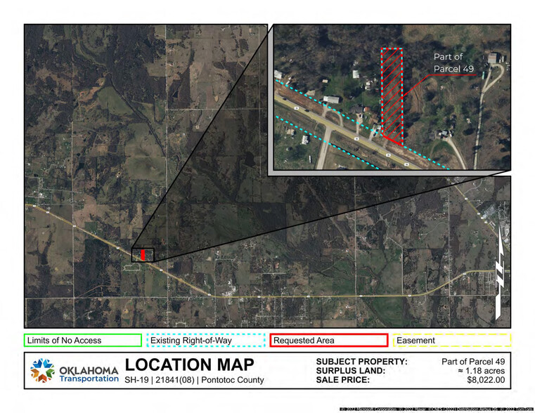 SH-19, Ada, OK for sale - Primary Photo - Image 1 of 1