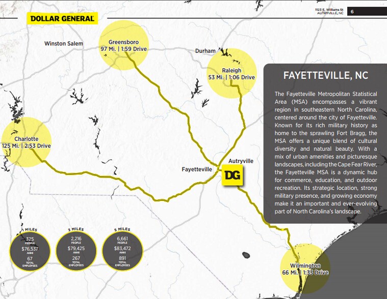 9324 Faison hwy, Faison, NC 28341 Dollar General Market