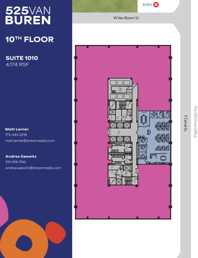 525 W Van Buren St, Chicago, IL for lease Floor Plan- Image 1 of 1