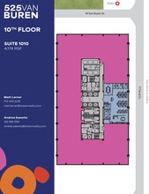 525 W Van Buren St, Chicago, IL for lease Floor Plan- Image 1 of 1