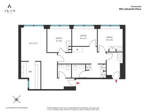 505 Laguardia Pl, New York, NY for lease Floor Plan- Image 1 of 2