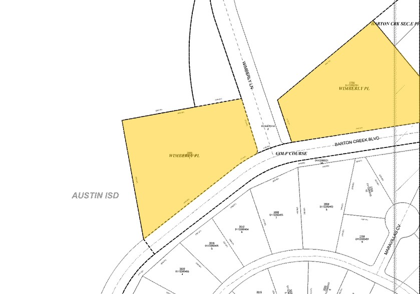 2700 Barton Creek Blvd, Austin, TX for lease - Plat Map - Image 3 of 11