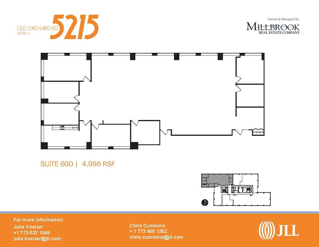 5215 Old Orchard Rd, Skokie, IL for lease Floor Plan- Image 1 of 1