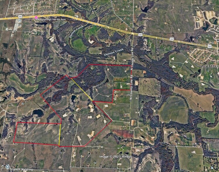 19771 N County Line Rd, Ponder, TX for sale - Aerial - Image 3 of 3