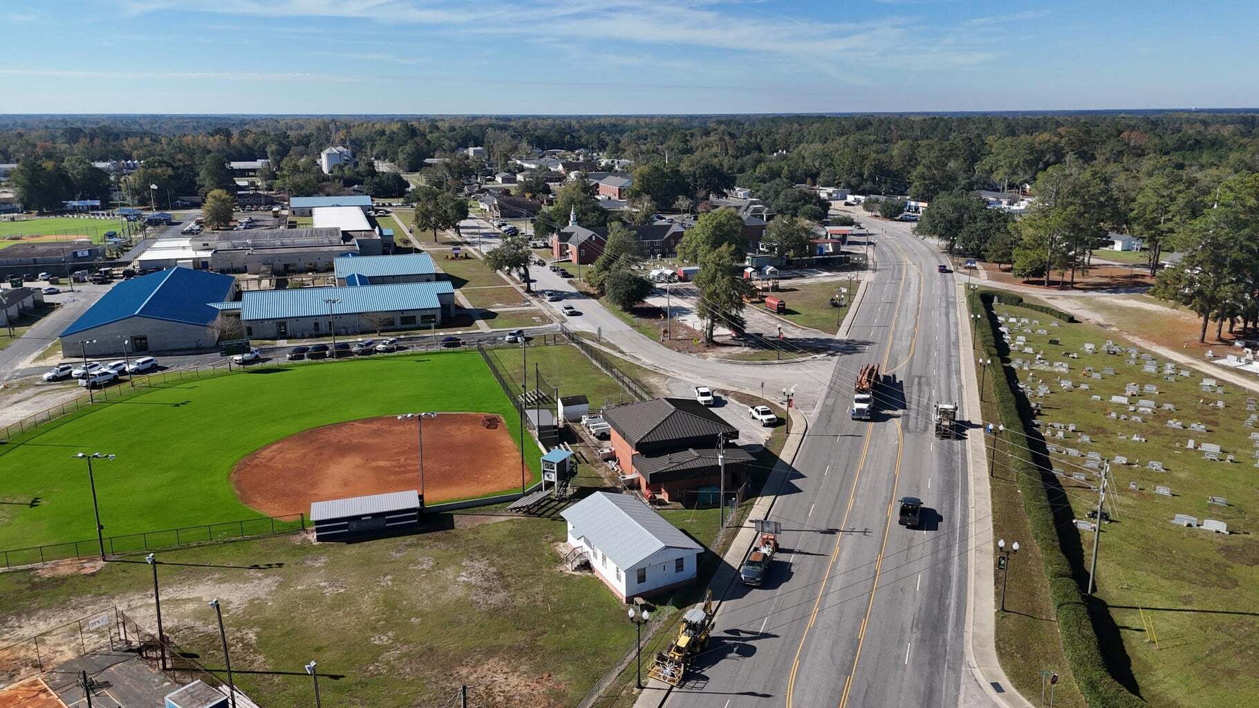 1826 Main St, Turbeville, SC for sale Aerial- Image 1 of 5