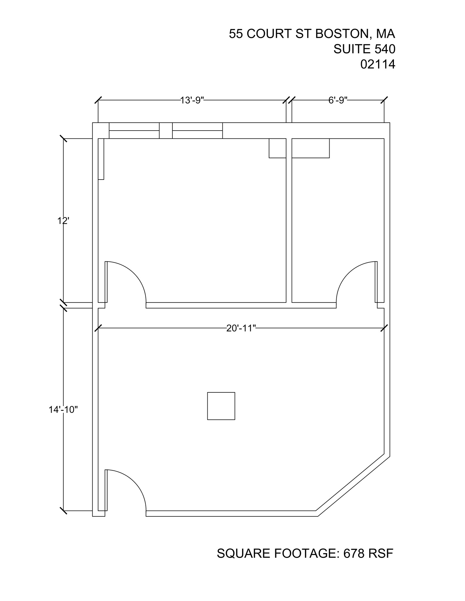 55 Court St, Boston, MA for lease Site Plan- Image 1 of 1