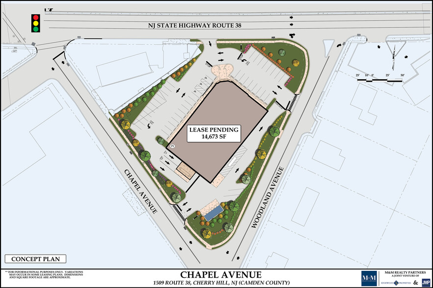 1509 NJ-38, Cherry Hill, NJ for lease - Site Plan - Image 1 of 1