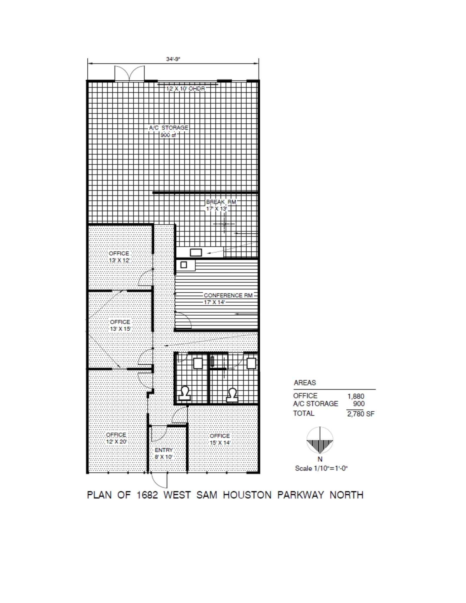 1700-1750 W Sam Houston Pky N, Houston, TX for lease Site Plan- Image 1 of 1