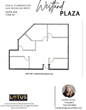 2110 E Flamingo Rd, Las Vegas, NV for lease Floor Plan- Image 1 of 1