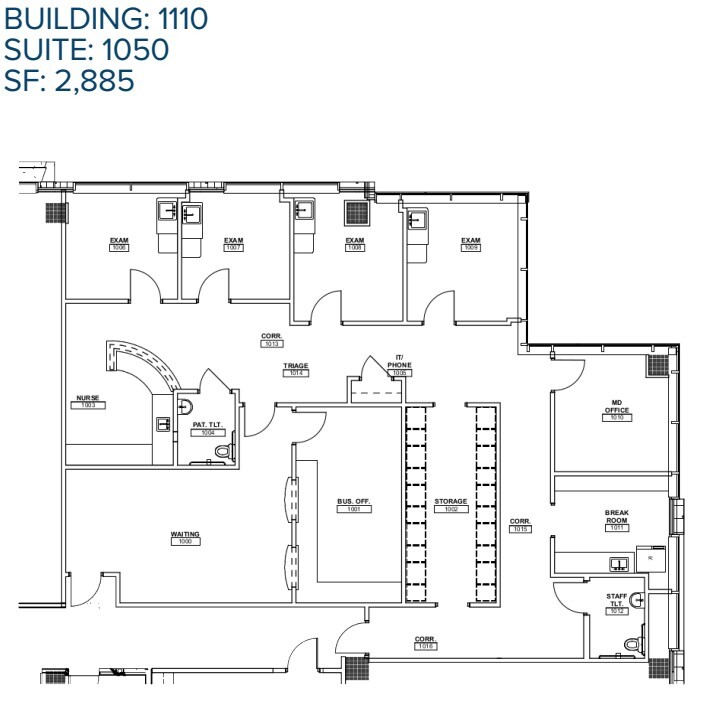 1110 W Peachtree St NW, Atlanta, GA for lease Floor Plan- Image 1 of 1