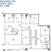 1110 W Peachtree St NW, Atlanta, GA for lease Floor Plan- Image 1 of 1