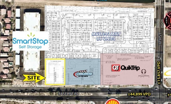 W/NWC 16th St & Baseline Rd, Phoenix, AZ for sale Primary Photo- Image 1 of 6