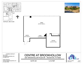 2261 Brookhollow Plaza Dr, Arlington, TX for lease Site Plan- Image 1 of 3