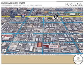 5277 Cameron St, Las Vegas, NV - aerial  map view