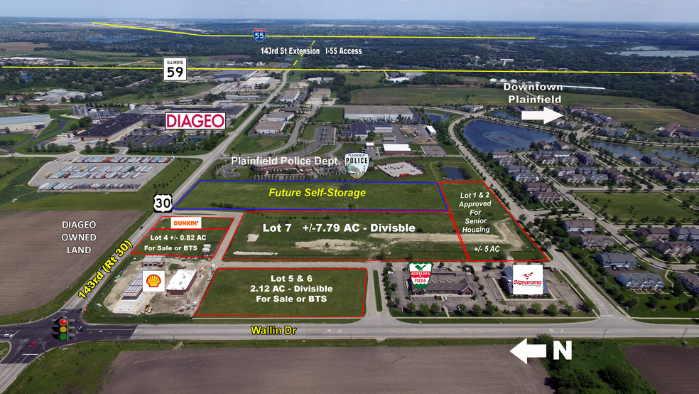 Route 30 & Wallin Dr, Plainfield, IL for sale - Building Photo - Image 3 of 5