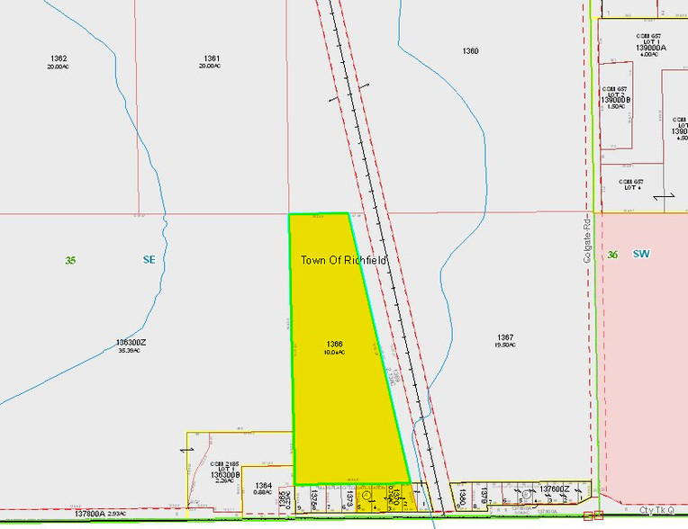 3356 County Line Q, Colgate, WI for sale - Plat Map - Image 2 of 3