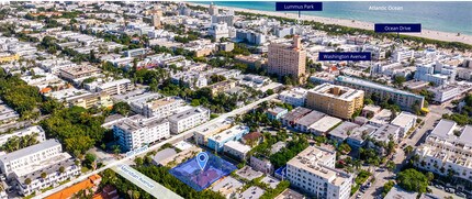 745 Meridian Ave, Miami Beach, FL - AERIAL  map view - Image1