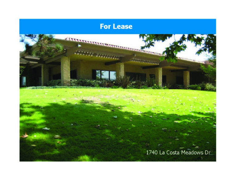 1740 La Costa Meadows Dr, San Marcos, CA for lease - Building Photo - Image 1 of 7