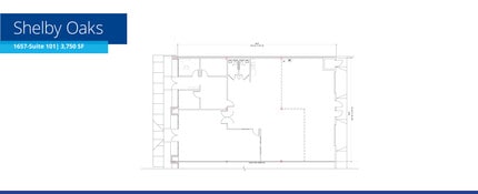 1682 Shelby Oaks Dr N, Memphis, TN for lease Floor Plan- Image 1 of 2