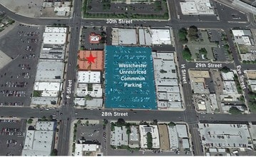 2920 F St, Bakersfield, CA - AERIAL  map view