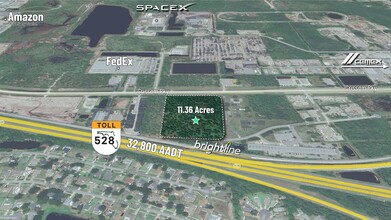 0 Grissom (South Parcel) Pky, Cocoa, FL - aerial  map view