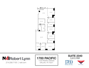 1700 Pacific Ave, Dallas, TX for lease Floor Plan- Image 1 of 1