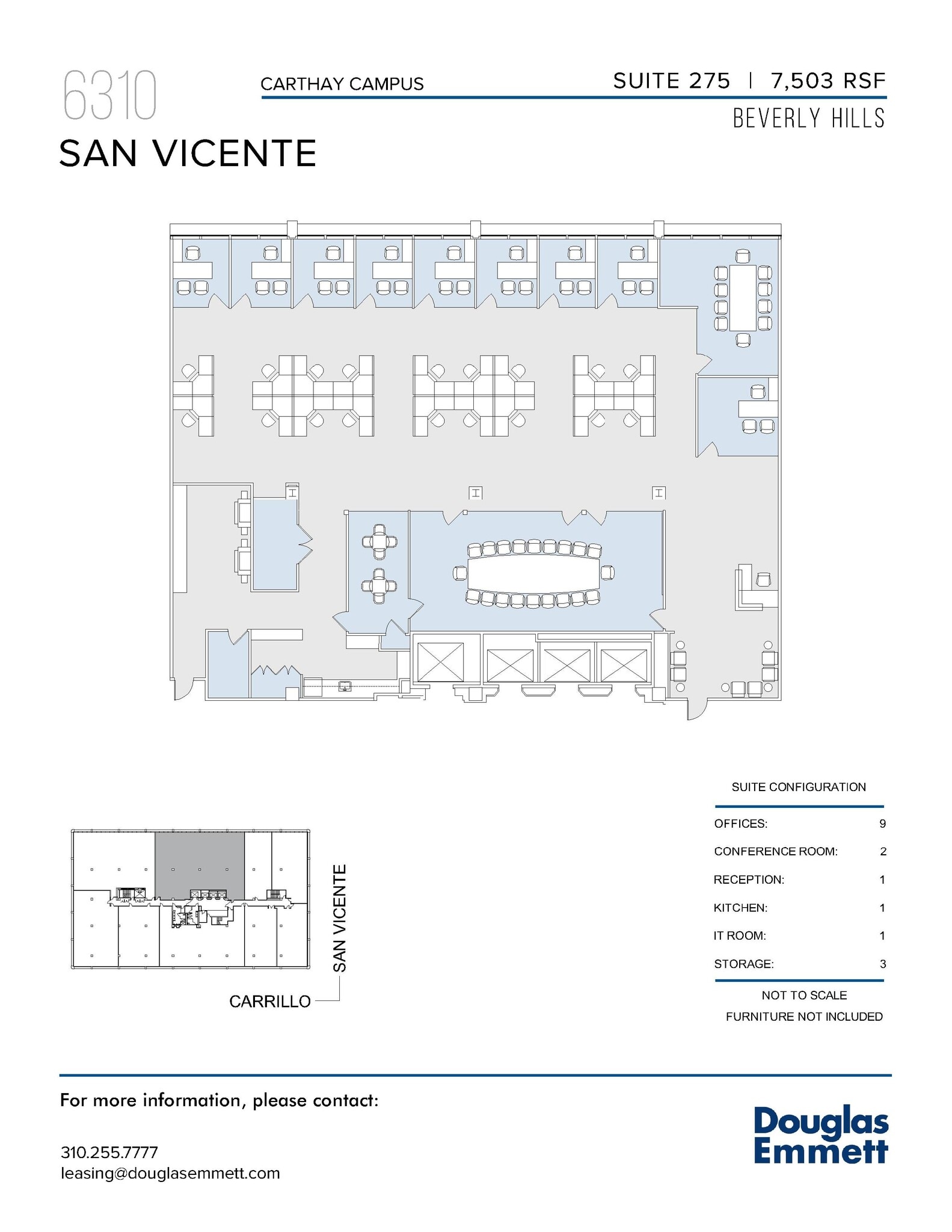 6310 San Vicente Blvd, Los Angeles, CA for lease Floor Plan- Image 1 of 1