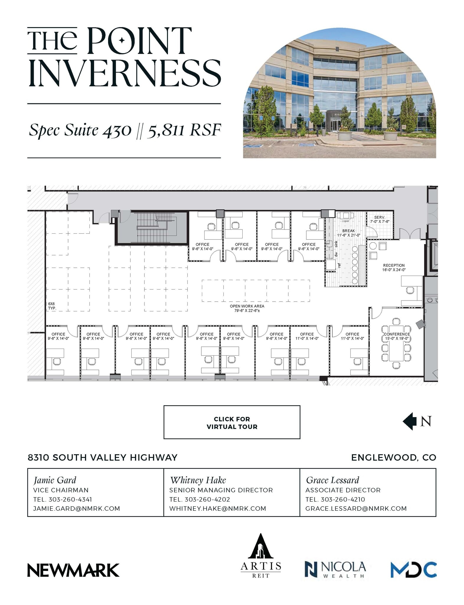 8310 S Valley Hwy, Englewood, CO for lease Floor Plan- Image 1 of 4