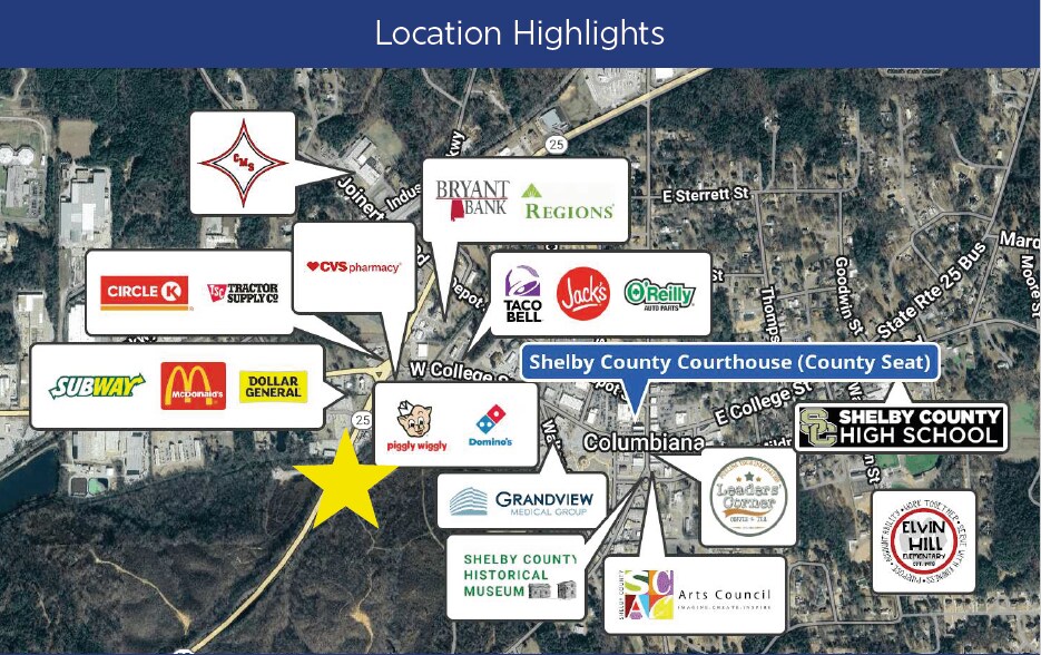 20980 AL-25, Columbiana, AL for sale - Building Photo - Image 3 of 4