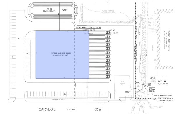 100 Carnegie Row, Norwood, MA for lease - Site Plan - Image 2 of 2